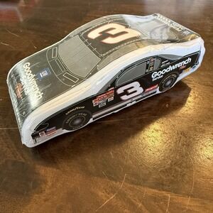 Vtg 90s Dale Earnhardt T-Shirt White Racing Champions Car Shaped Goodwrench Svc